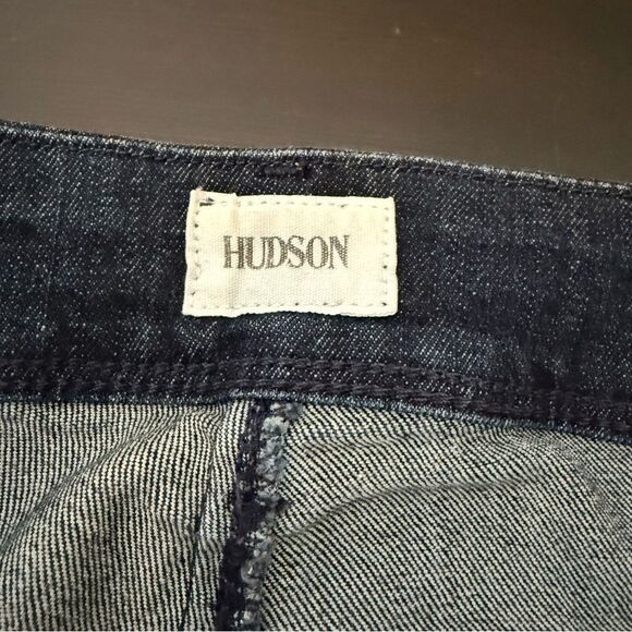 Hudson Jeans Womens Sz 27 Blue Collin Flap Skinny Ankle Raw Hem Low Rise Denim - Picture 9 of 14